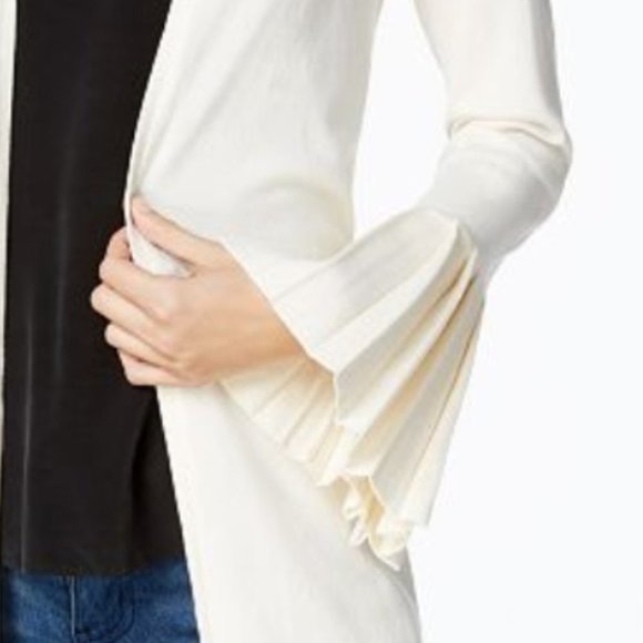 Charter Club Petite Pleated-Sleeve Cardigan Beige PL - Picture 4 of 4